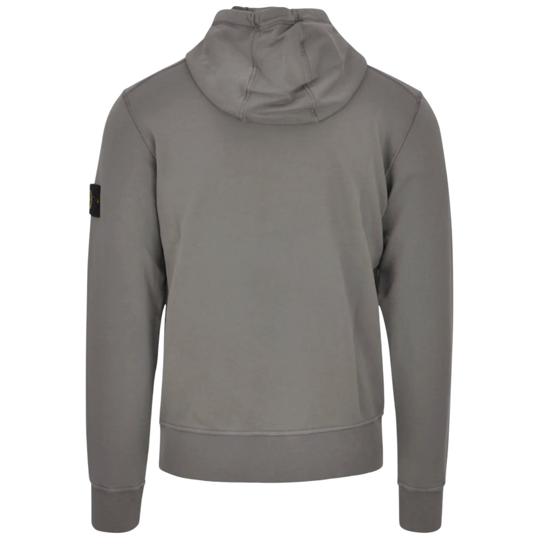 Stone Island Organic Cotton Cement Grey Hoodie