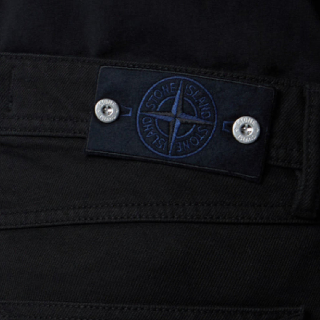 Stone Island Bull Denim-Tc Black Jeans