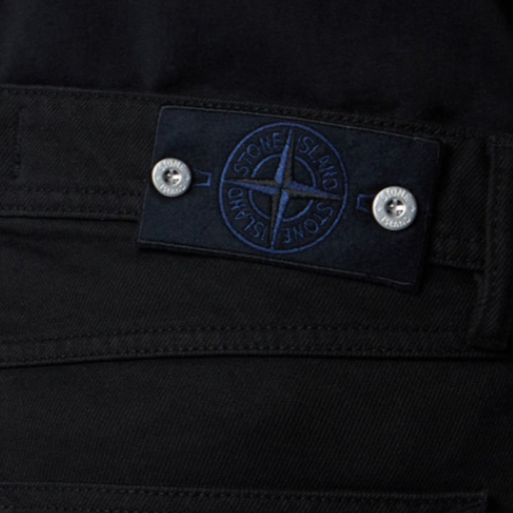 Stone Island Bull Denim-Tc Black Jeans