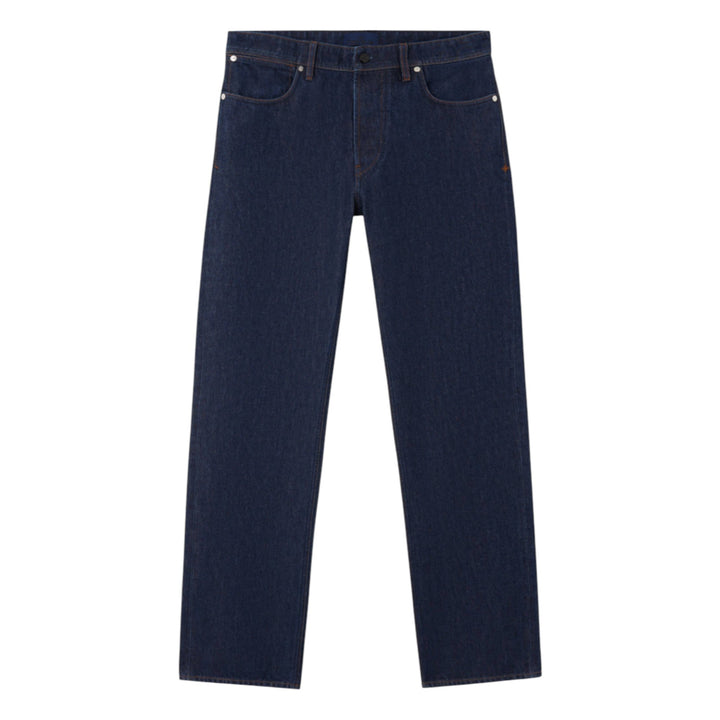 Stone Island Indigo Denim Rise Regular Straight Fit Blue Rinse Jeans