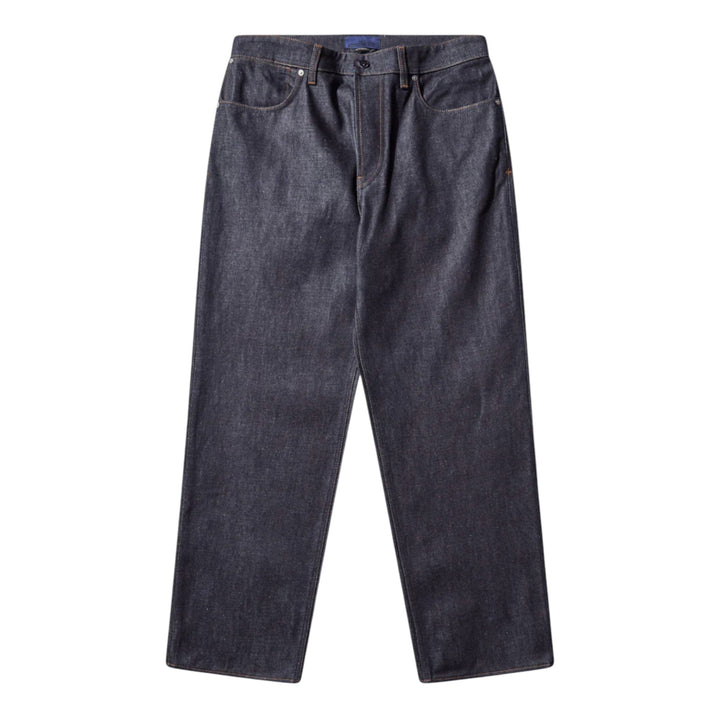 Stone Island Raw Denim Loose Navy Blue Jeans