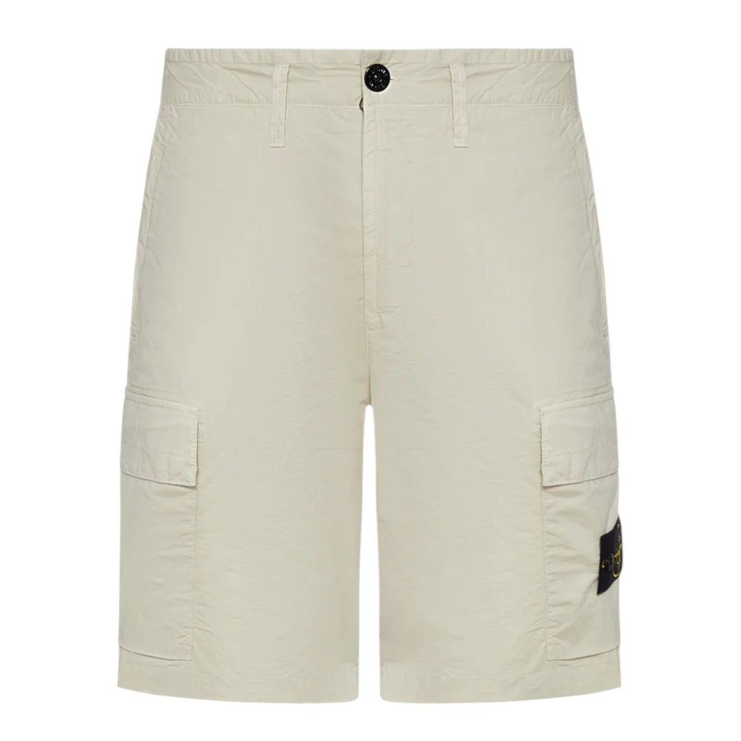 Stone Island Sand Bermuda Cargo Shorts