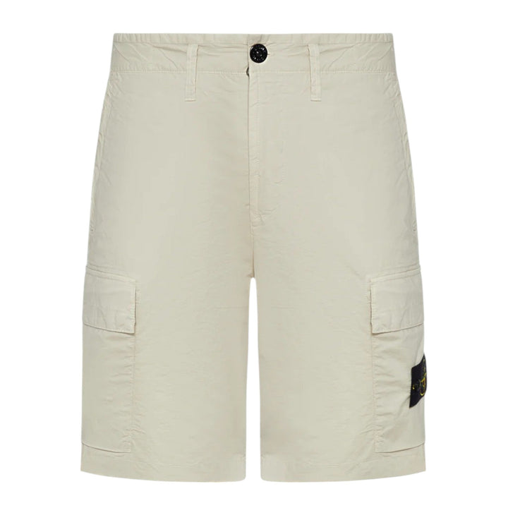 Stone Island Sand Bermuda Cargo Shorts