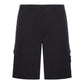 Stone Island Black Cargo Bermuda Ghost Shorts