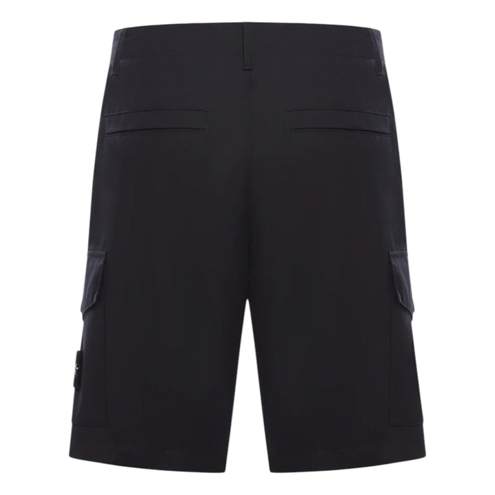 Stone Island Black Cargo Bermuda Ghost Shorts