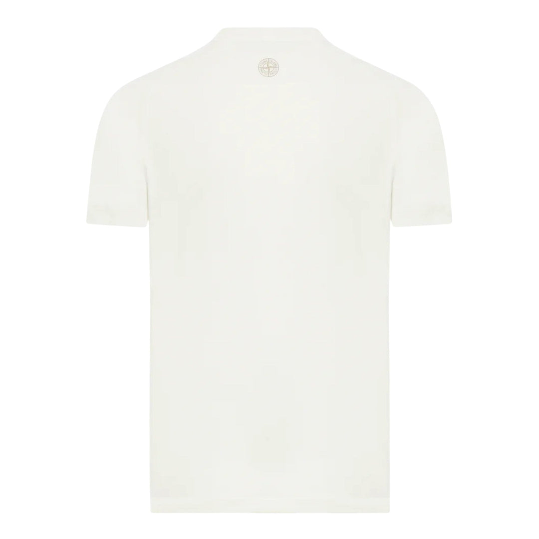 Stone Island Front Print Ivory T-shirt