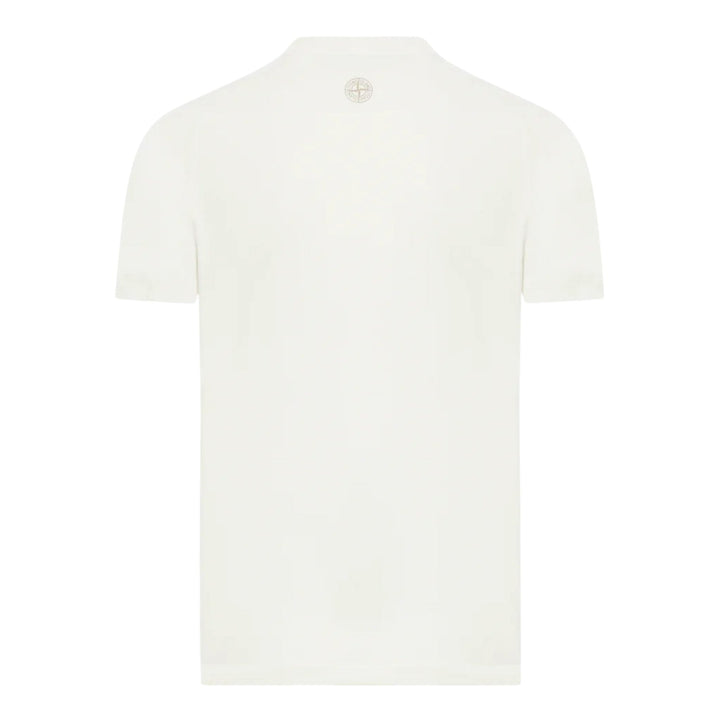 Stone Island Front Print Ivory T-shirt