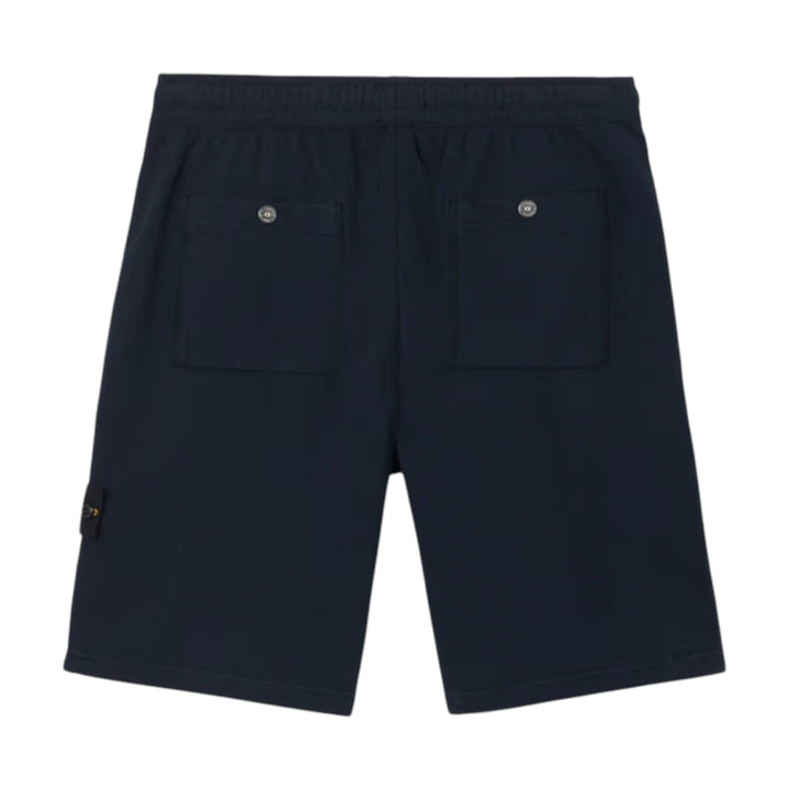 Stone Island Malfile Fleece 'Old' Bermuda Navy Shorts
