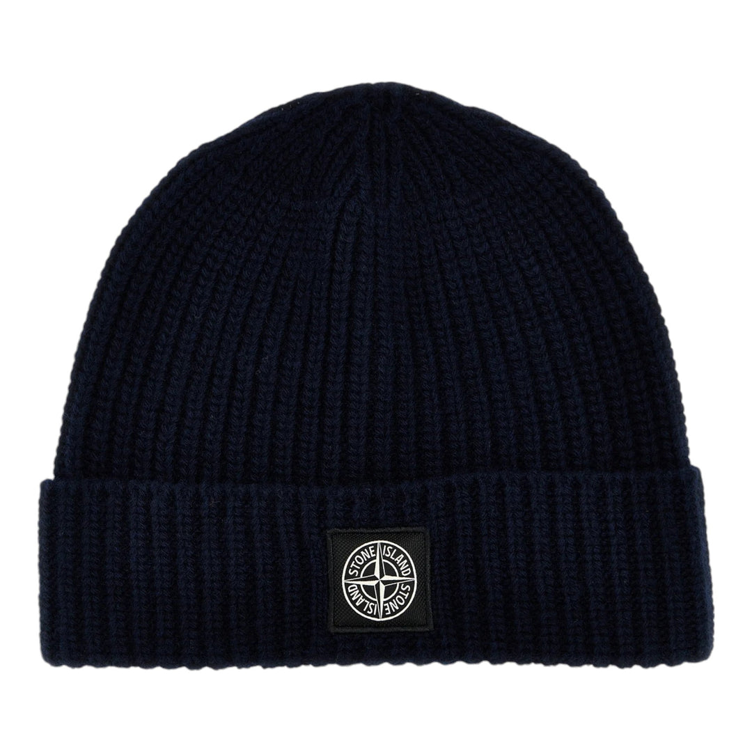 Stone Island Navy Beanie