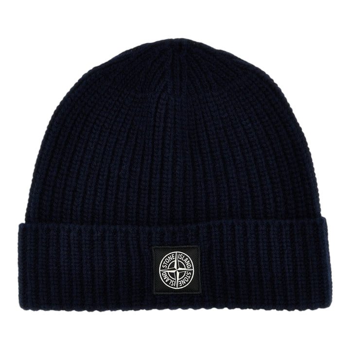 Stone Island Navy Beanie
