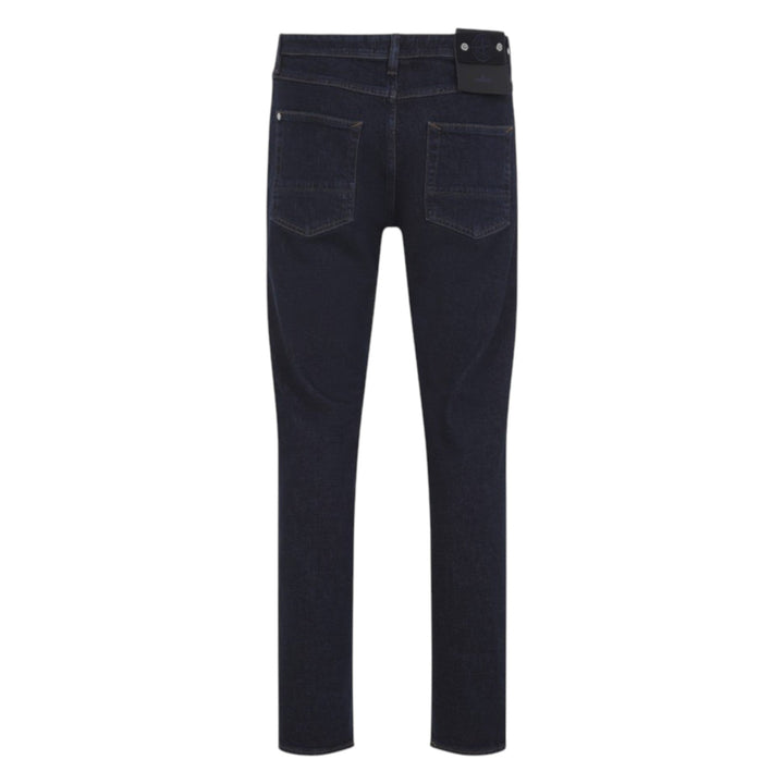 Stone Island Stretch Indigo Navy Denim Rinsed Slim Jeans