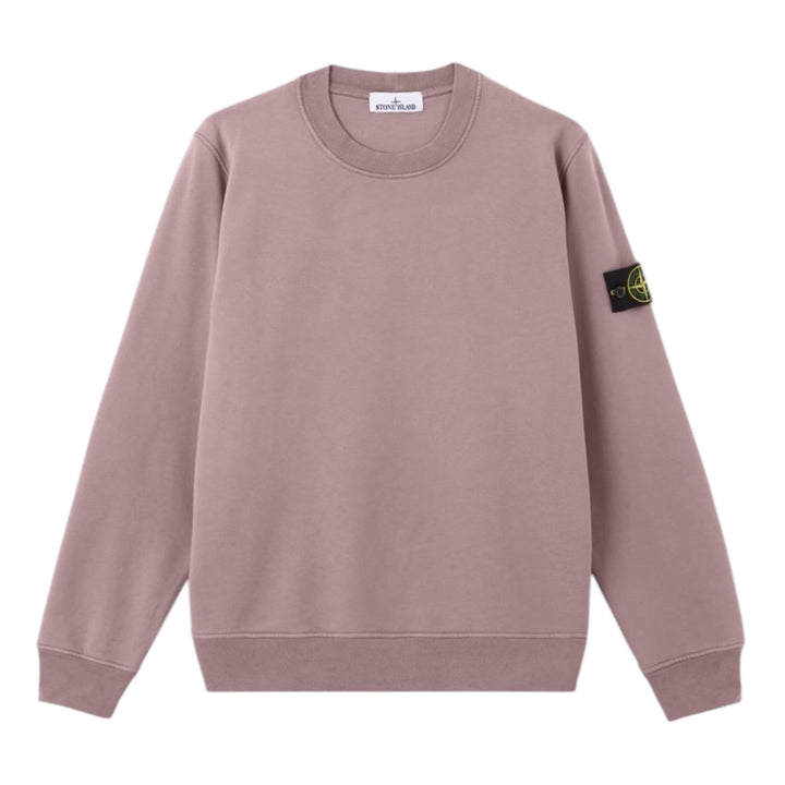 Stone Island Organic Cotton Purple Grey Sweatshirt