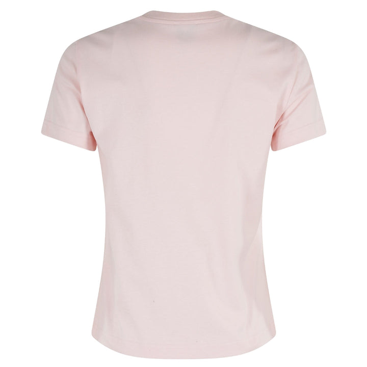 Casablanca Printed Fitted  T-Shirt Diamond Column Pink  T-Shirts Womens
