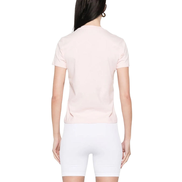 Casablanca Printed Fitted  T-Shirt Diamond Column Pink  T-Shirts Womens