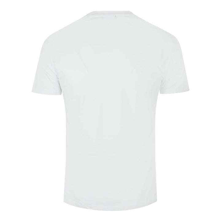 Balmain Brand Embossed Logo White T-Shirt