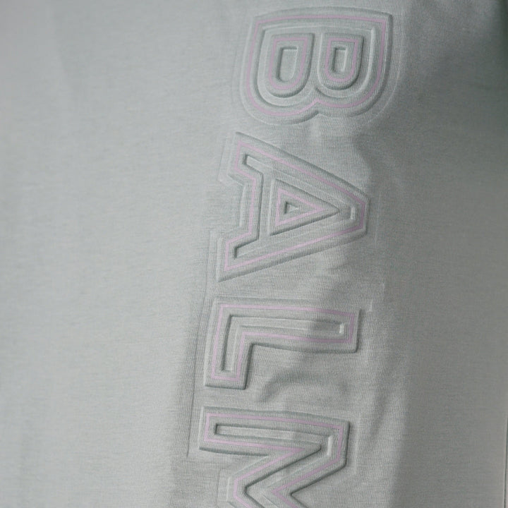 Balmain Brand Embossed Logo Green T Shirt - Style Centre Wholesale