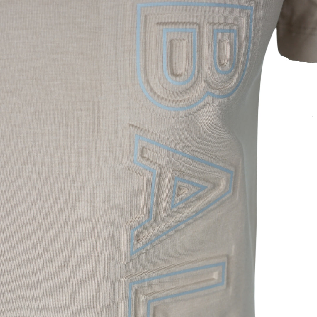 Balmain Brand Embossed Logo Sand T Shirt - Style Centre Wholesale