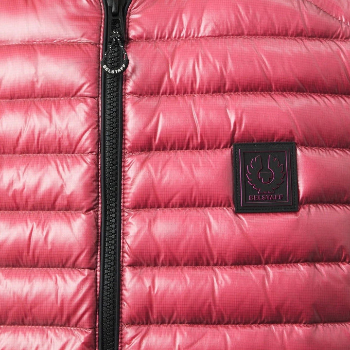 Belstaff Airframe Neon Shiny Pink Gilet Down Filled Jacket - Style Centre Wholesale
