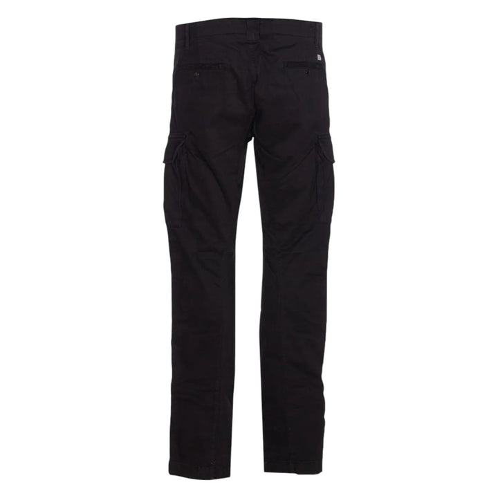 C.P. Company Stretch Sateen Ergonomic Black Sand Cargo Pants