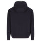 C.P. Company, Brushed Cotton Fleece Navy Blue Hoodie