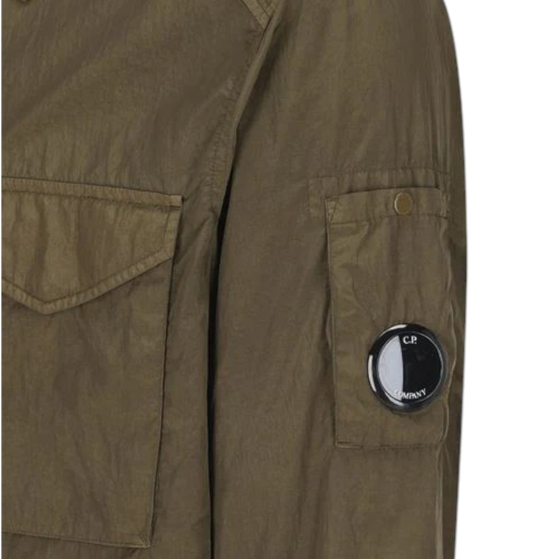 C.P. Company, Chrome-R Full Zip Dark Green Overshirt