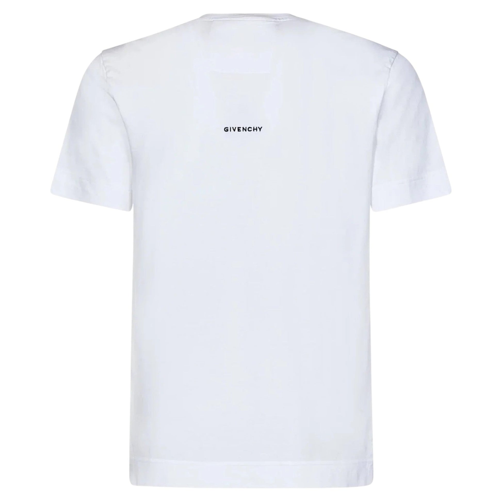 GIVENCHY, 4G Logo-Embroidered White Cotton T-Shirt
