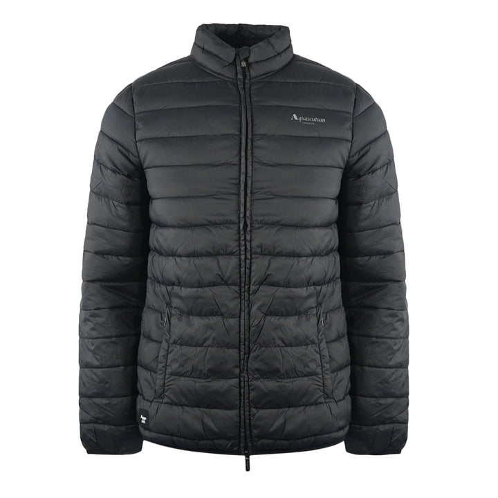 Aquascutum London Logo Black Active Jacket - Style Centre Wholesale