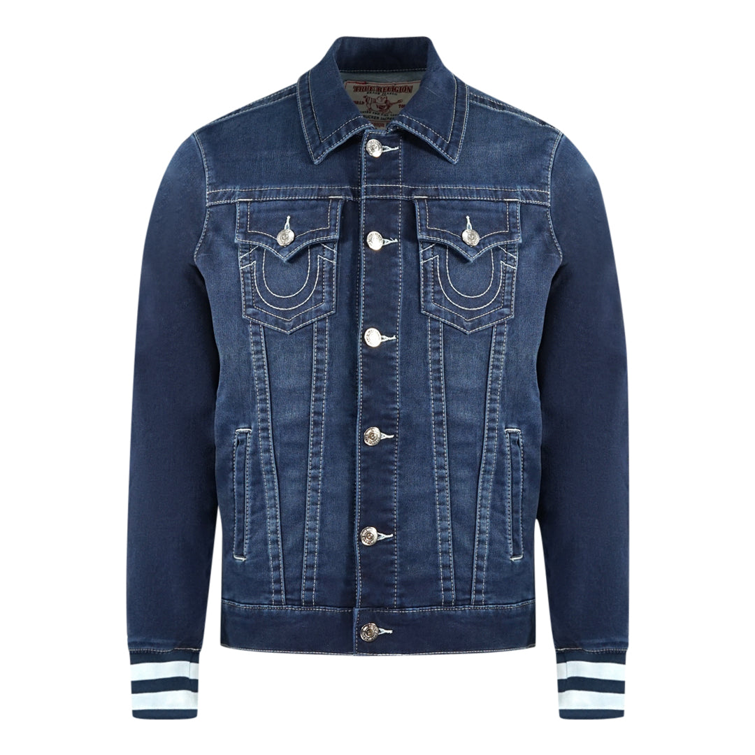 True Religion Mens Jacket Blue