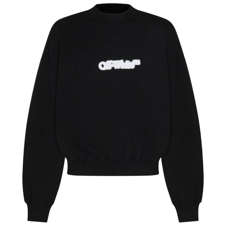 Off-White Blurr Book Over Black Oversized Sweatshirt