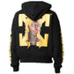 Off-White X Theophilus London Bebey Arrow Oversized Black Hoodie