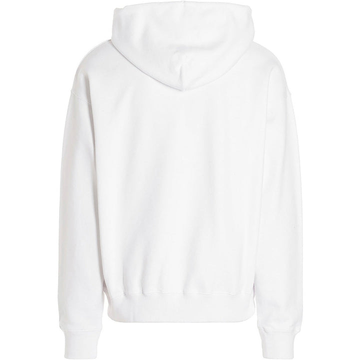 Off-White Spray Helvetica Skate Fit White Hoodie
