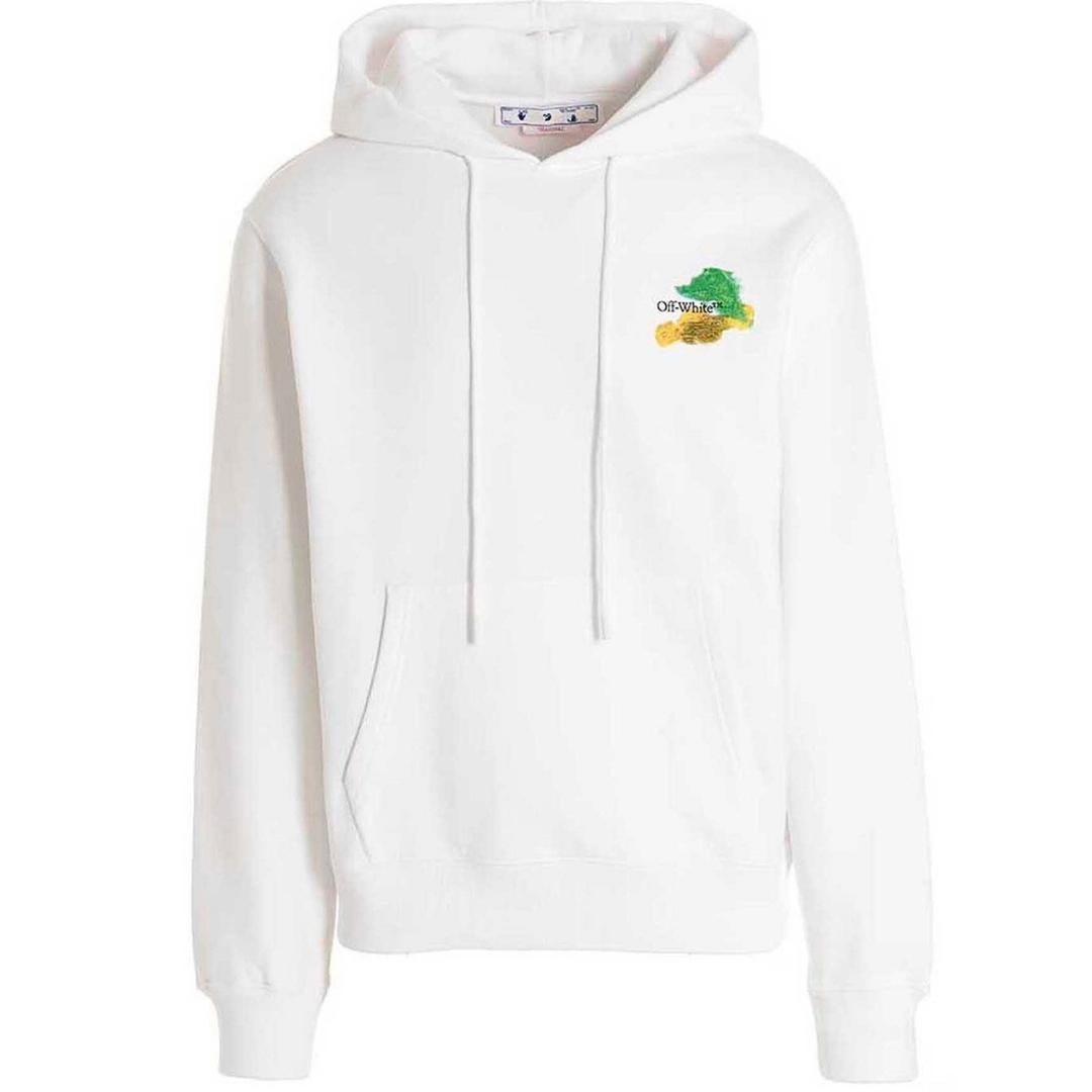 Off-White Mens Hoodie White