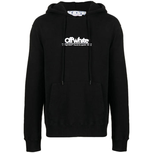 Off White Mens Hoodie Black