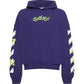 Off-White Mens Hoodie Purple