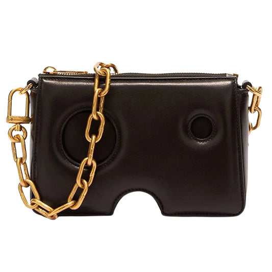Off-White Burrow Zipped Pouch Black Shoulder Bag