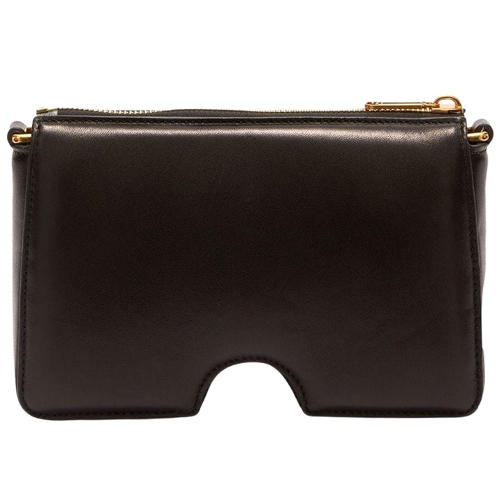 Off-White Burrow Zipped Pouch Black Shoulder Bag