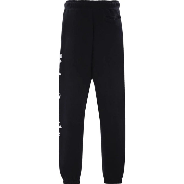 Palm Angels Branded Logo Black Sweatpants - Style Centre Wholesale