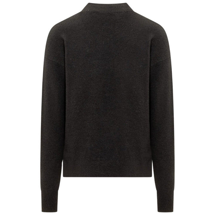 Palm Angels Classic Logo Black Knitted Jumper