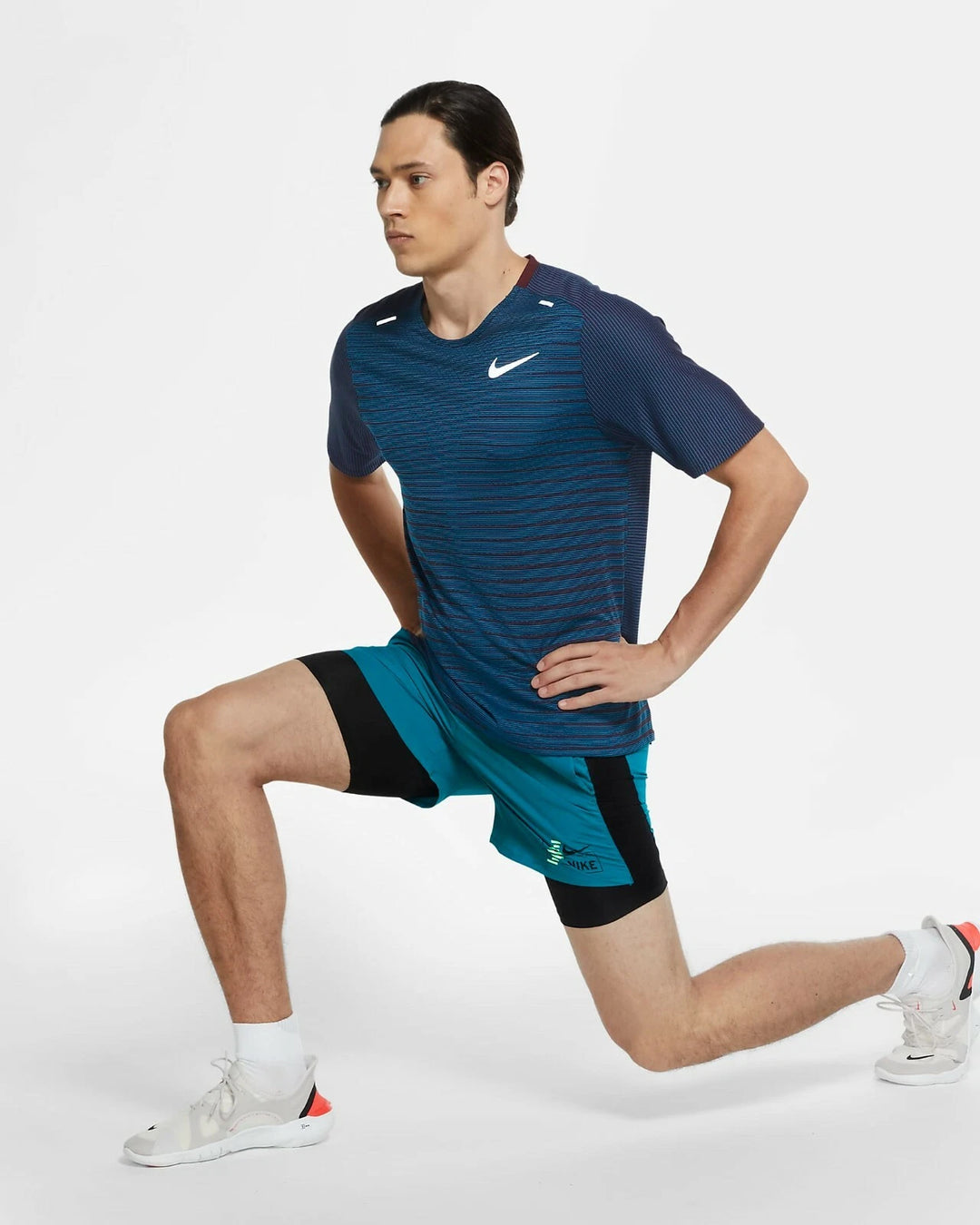 Nike Flex Stride Future Fast 2-In-1 Teal Black