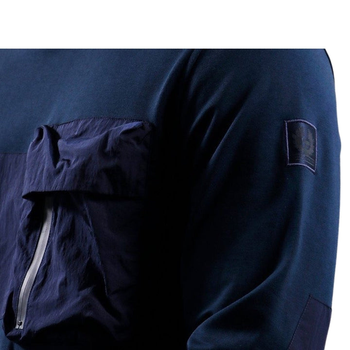 Belstaff Mens Spinnaker Jumper Dark Ink - Style Centre Wholesale