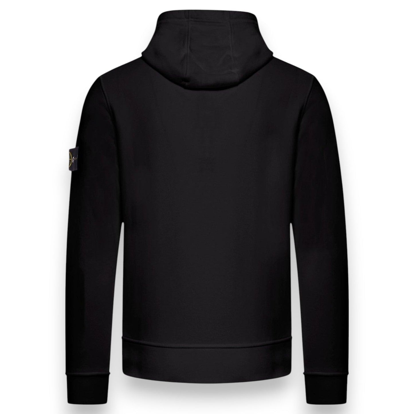 Stone Island, Black Hoodie. Organic Cotton - True Labels