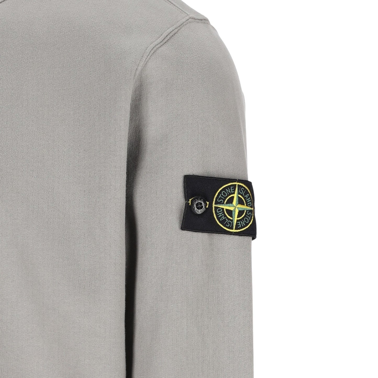 Stone Island, Cement Grey Organic Sweatshirt - True Labels