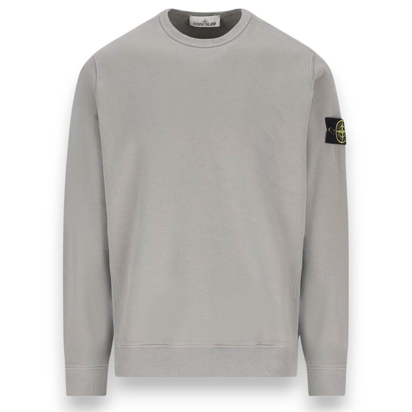 Stone Island, Cement Grey Organic Sweatshirt - True Labels
