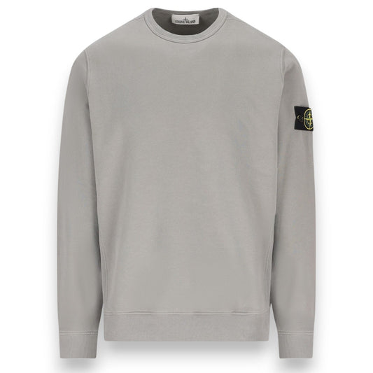 Stone Island, Cement Grey Organic Sweatshirt - True Labels