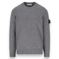 Stone Island, Cement Melange Lambswool Jumper - True Labels