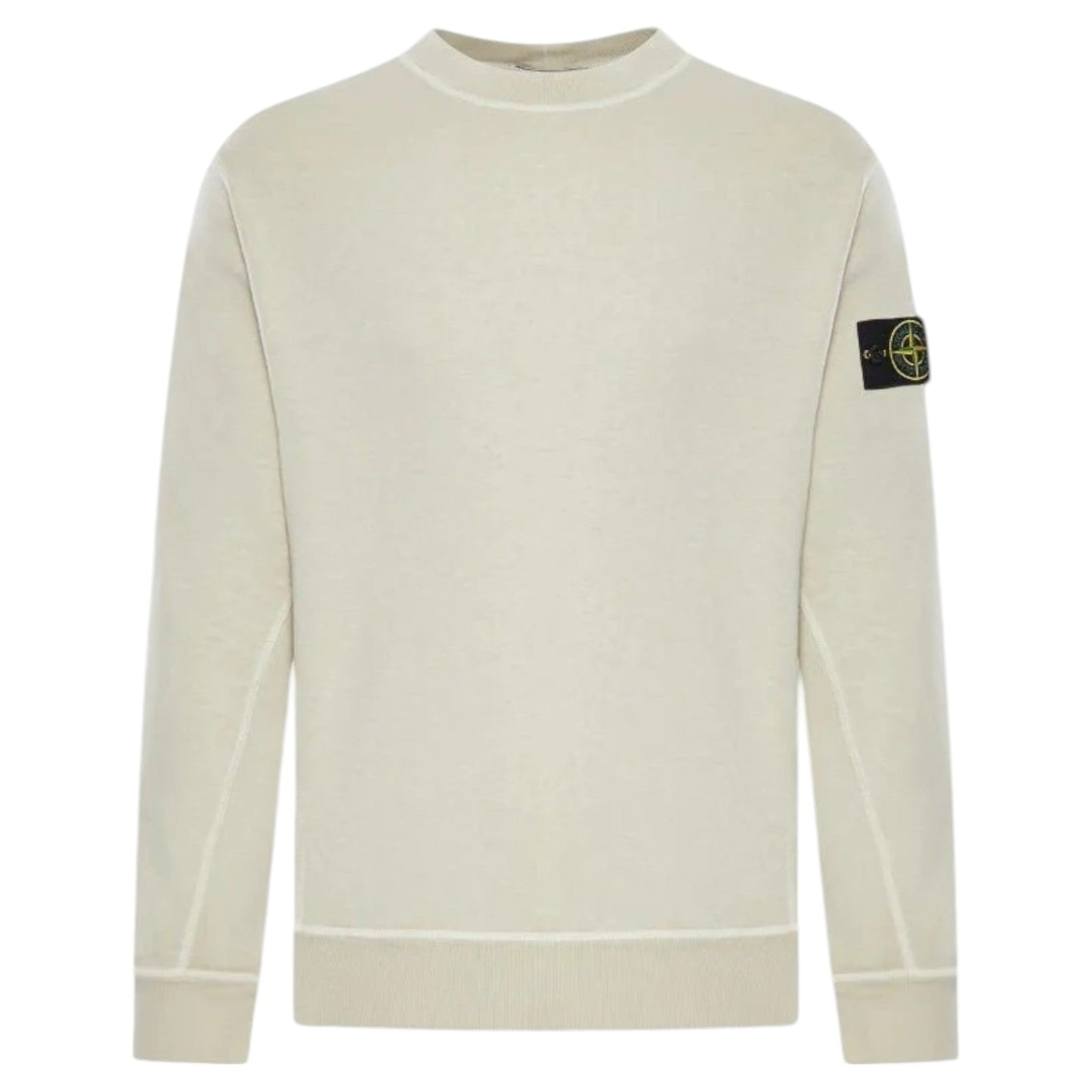 Stone Island, Compass Patch Crewneck Sweatshirt - Sand