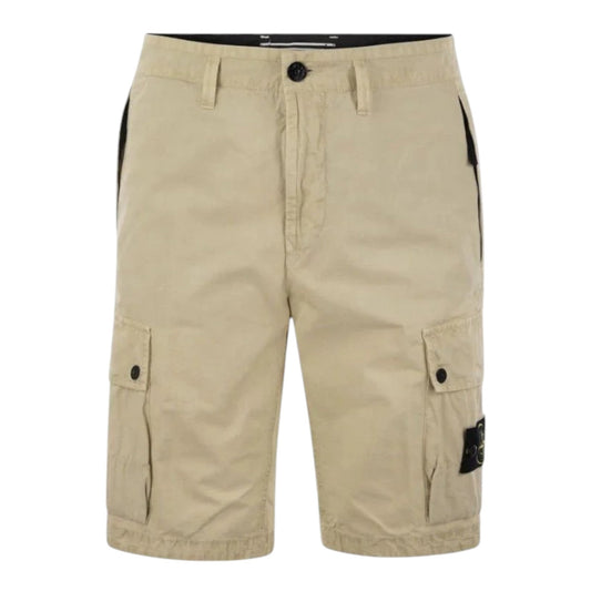 Stone Island, Compass Patch Desert Cargo Shorts