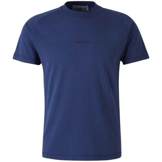 Stone Island, Compass-Printed Crewneck T-Shirt - Navy