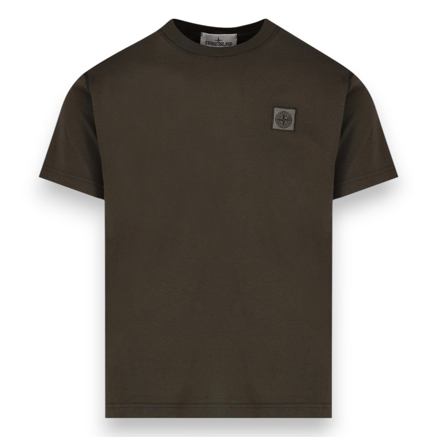 Stone Island, Fissato T-Shirt Military Green - True Labels