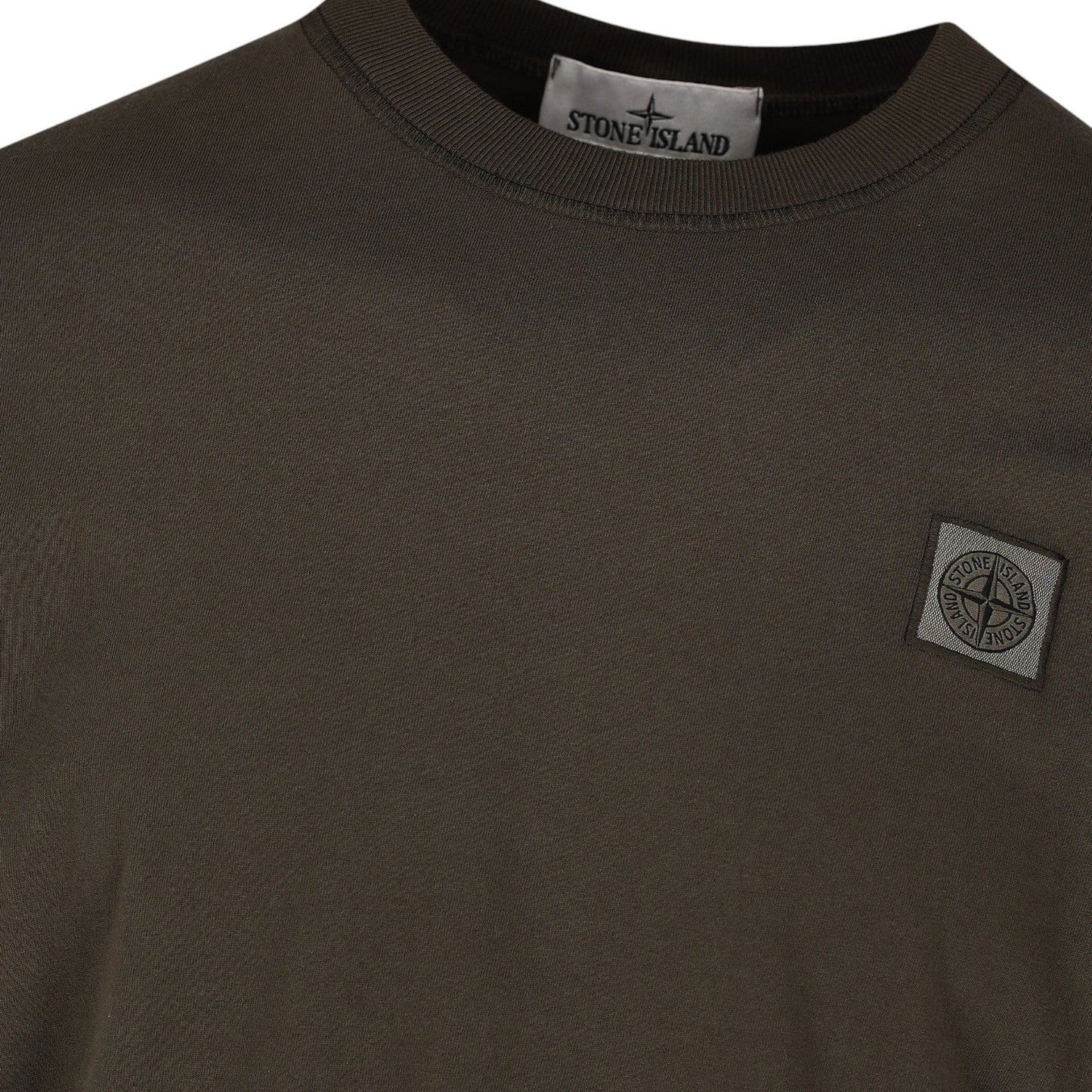 Stone Island, Fissato T-Shirt Military Green - True Labels